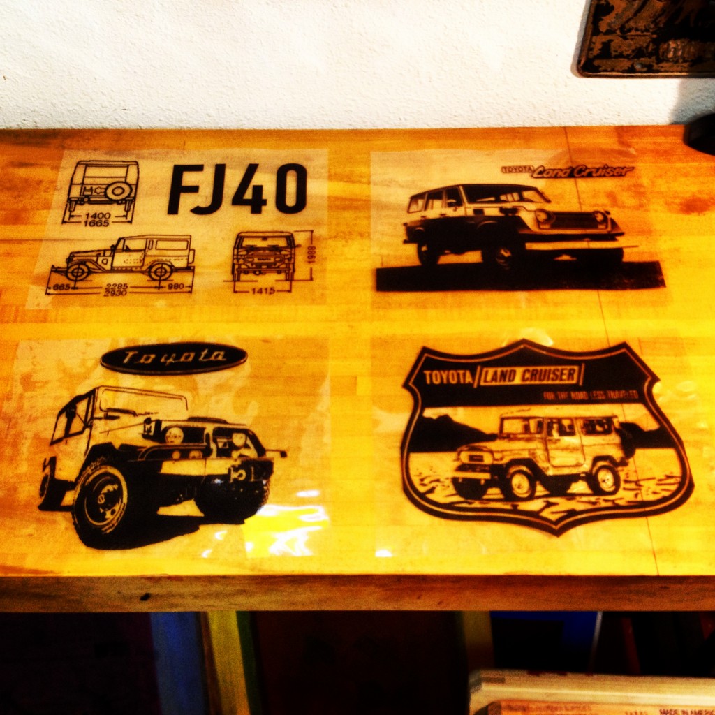Preview of the new land cruiser of the day limited edition summer t shirt collection!